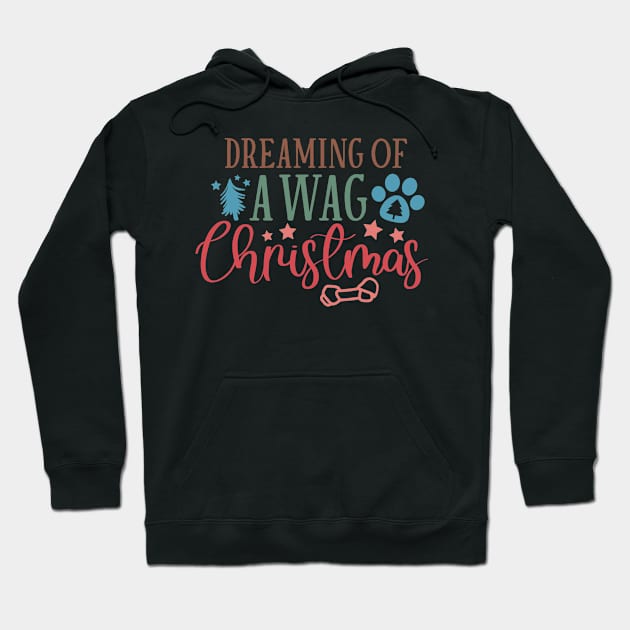 Dreaming of a Wag Christmas - Merry Dogmas Hoodie by Pop Cult Store